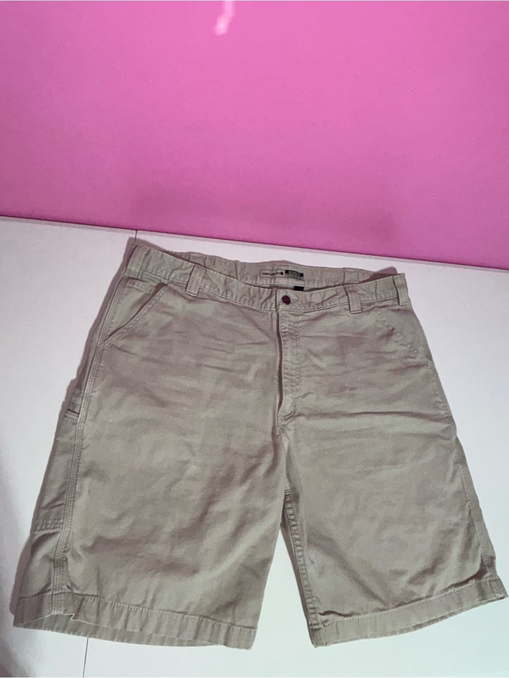 Carhartt Relaxed Fit Khaki Work Shorts